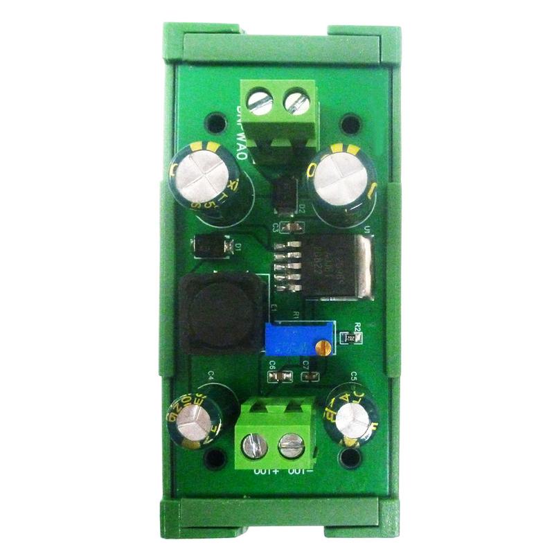 3A DIN Rail Mount DC-DC Step-down Converter Voltage Regulator Module PLC DC 5-35V To 3.3V 3.7V 5V 6V 9V 12V 24V Adjustable