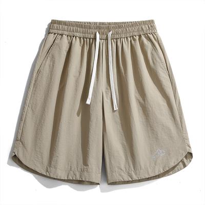 Pantalones Casuales Pantalones Cortos Casuales Sueltos y De Secado Rápido para Hombres Capris Deportivos Finos De Hielo De Verano