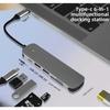 4 In 1 Type C Docking Station USB Hub Expander for Laptop Multi Function Adapter with HDMI USB Ports