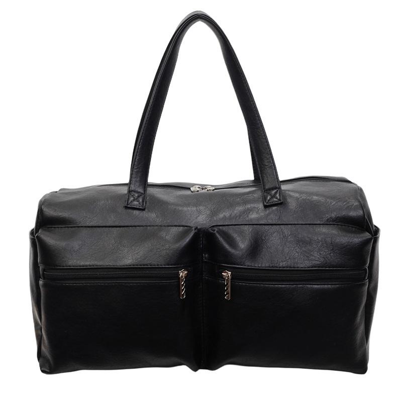 New Short-trip Luggage Bag Korean Version Casual Tote Bag Fashionable and Versatile Multi-pocket Large-capacity Bag