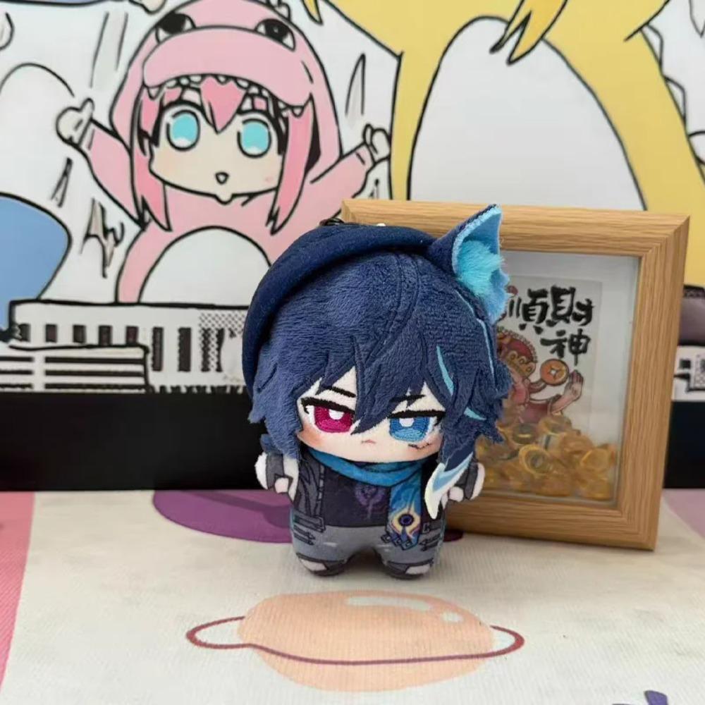 Genshin Impact Plush Dolls Venti Xiao Focalors Scaramouche Yoimiya Furina Kazuha Yae Miko Bag Pendant Keychain Stuffed Toys Gift