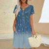 Womens Casual Short Sleeve Jumpsuit Fashion Top Jumpsuit Shorts Rompers With Pockets
