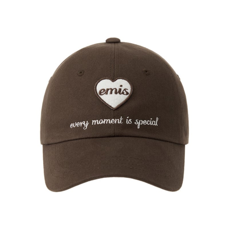 

EMIS HEART Crest BALL CAP-BROWN BROWN