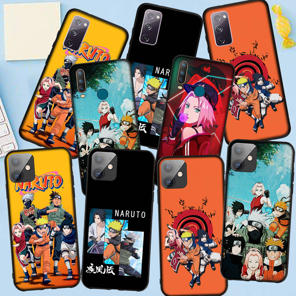 Case for iPhone 17 15 16 Plus Xiaomi Poco X7 X6 F8 F7 C85 C75 Redmi Note 14 12 11 13 Pro Max A4 14C 13C 15C Haruno Cute Sakura Sasuke Kakashi Narutos