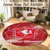 Rond Kleed Gepersonaliseerde NaamFC Twente Patroon Antislip Tapijt Huis Vloer Decoratie