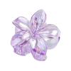 Gradient Frangipani Hair Clips Transparent Color Plumeria Disk Hair Shark Clip Ins Style Sweet Hair Clip Flower Hair Clip