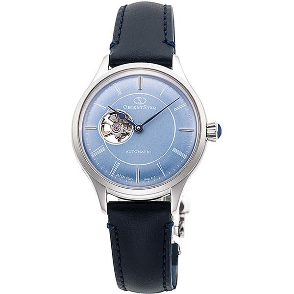

ORIENT Women s RK-ND0012L (Women s Leather Classic Semi-Skeleton) Round Watch Stainless Steel