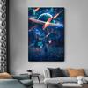Modern Space Planet Colorful Posters Canvas Painting Anomaly Landscape Nordic Wall Art Picture For Living Room Home Decoration