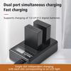 AJNWNM LP-E12 LP E12 LPE12 Li-ion Battery Set for Canon EOS M50, EOS M100,100D Kiss X7 Rebel SL1 Charger