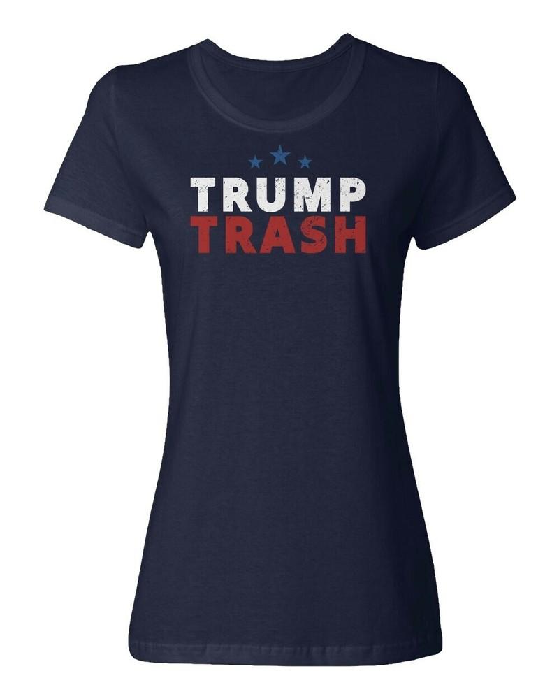 Trump Trash Supporters 2024 USA Elections Garbage Ladies  Crewneck T-Shirt Unisex T-Shirt XXXXL