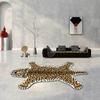 Special-shaped carpet, cartoon irregular carpet, lying tiger/panther//lion, living room bedroom, 80x160cm