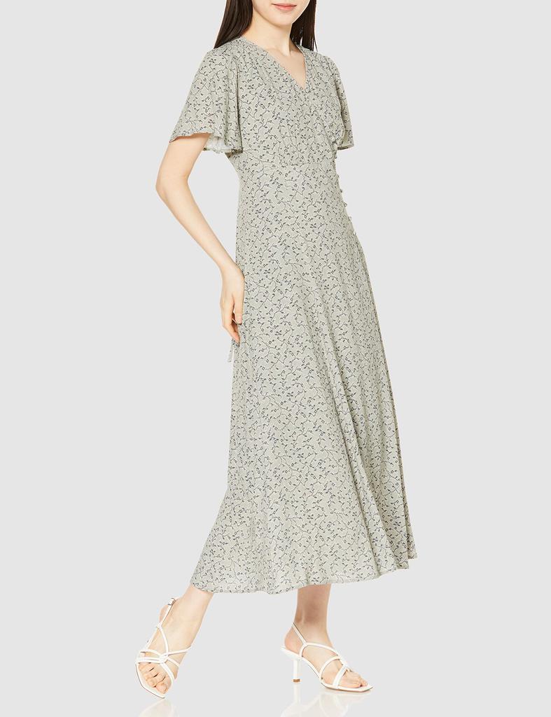 FRAY Print Flare MNT 1 I.D. Women's Cache-Coeur Dress, FWFO211901,