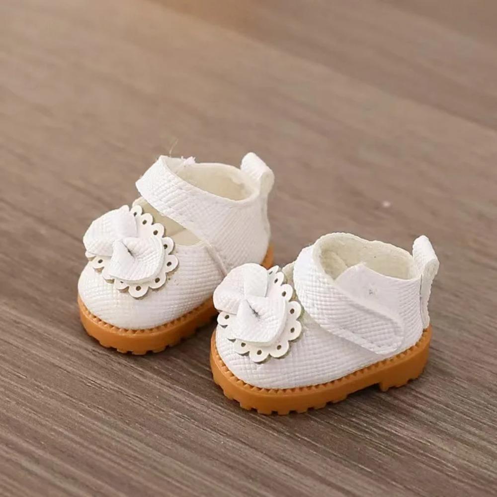 Labubu  Shoes (4*1.8cm) Doll Sneakers ,for 17cm Macaron Plush and 15cm EXO Cotton Doll and 1/6 BJD Doll Clothes Shoe Accessoires