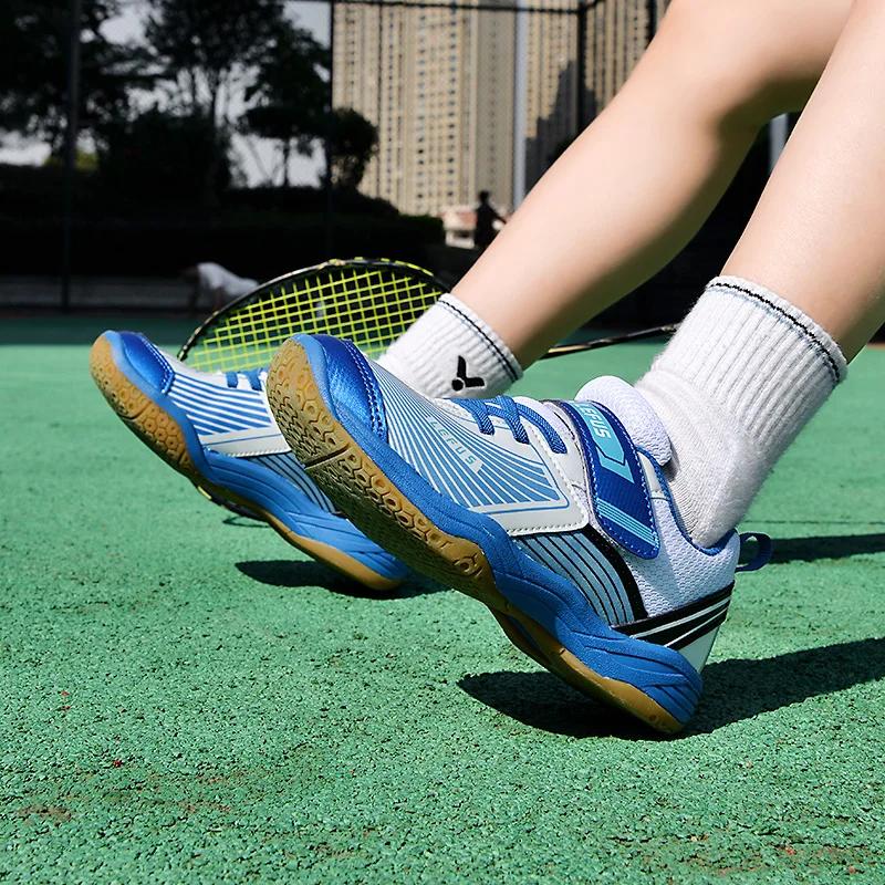 Men Badminton Shoes Outdoor Breathable Big Size Wear Resistant Original Sneakers Boys Professional Competition Volleyball Shoes