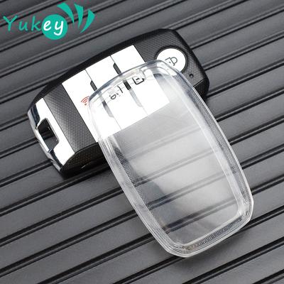 Transparent Car Key Case Cover for Kia K2 KX Rio Sorento K4 Cerato Forte Picanto Stonic Carnival Niro Morning Picanto Elantra Verna Sportage