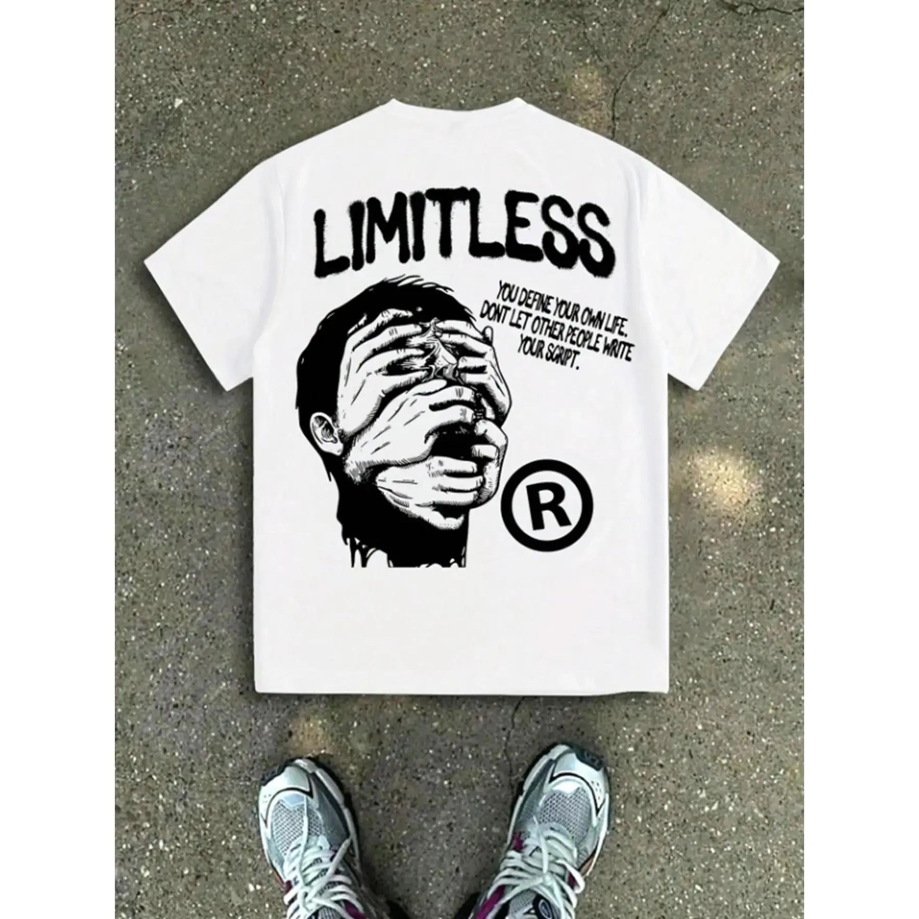 Oversized Motivational Quote Tee| Grunge Urban Streetwear Top XXXXL