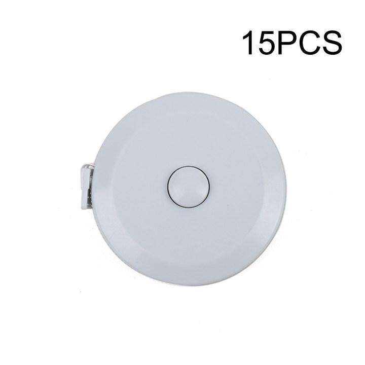 1PC/15PCS 1.5m Small Tape Measure Portable Student Soft Leather Three Measurement Clothes Automatic Recycling