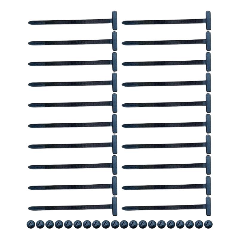 20/50/100Pcs Nylon Universals Cable Tie Buckle Cable Ties Enduring Locking Zip Tie Straps For Mudguard Plate Trunk