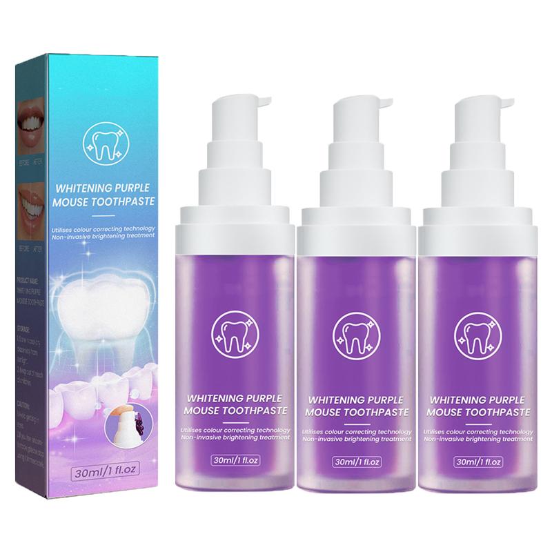 30 ml Zubní pasta na odstranění skvrn na zuby Zubní pasta Purpurová zubní pasta Čištění úst pro bělení zubů dospělých