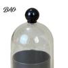 Desktop Toothpick Holder Dispenser with Clear Dome Lid, Modern Tooth Picks Storage Box Container, Kitchen Dining Table Jar Lid