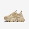 Tata/He She 2025 Spring Fashion Splicing Casual Thick-soled Dad Shoes Lace-up Female