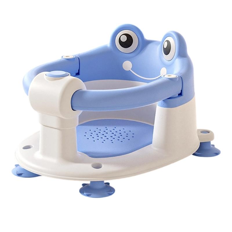 Ergonomic Bath Seat Baby Bath Support Chair For Infants Slip Resistant Design Lightweight Easy To Move Stool