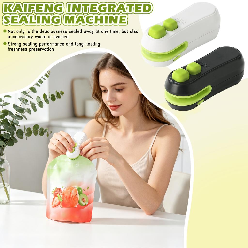 Mini Portable Heat Sealer Handheld Plastic Bag Sealing Machine for Food Storage and Packaging with Easy Operation and Compact Design