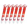 W89C 6x Multicolor Ballpoint Pen 10 in 1 Cartoon Christmas Ballpoint Pen for Party