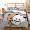 Schattige Bubu Dudu Cartoon Beer Panda Dekbedovertrek kawaii Beddengoedsets Zachte Quilt Cover en Kussenslopen EenpersoonsTweepersoonsQueenKing Kind