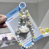 Mobile Phone Chain, Hand-painted Bead Side Rice Bead Mobile Phone Chain Hug Series Teapot Pendant
