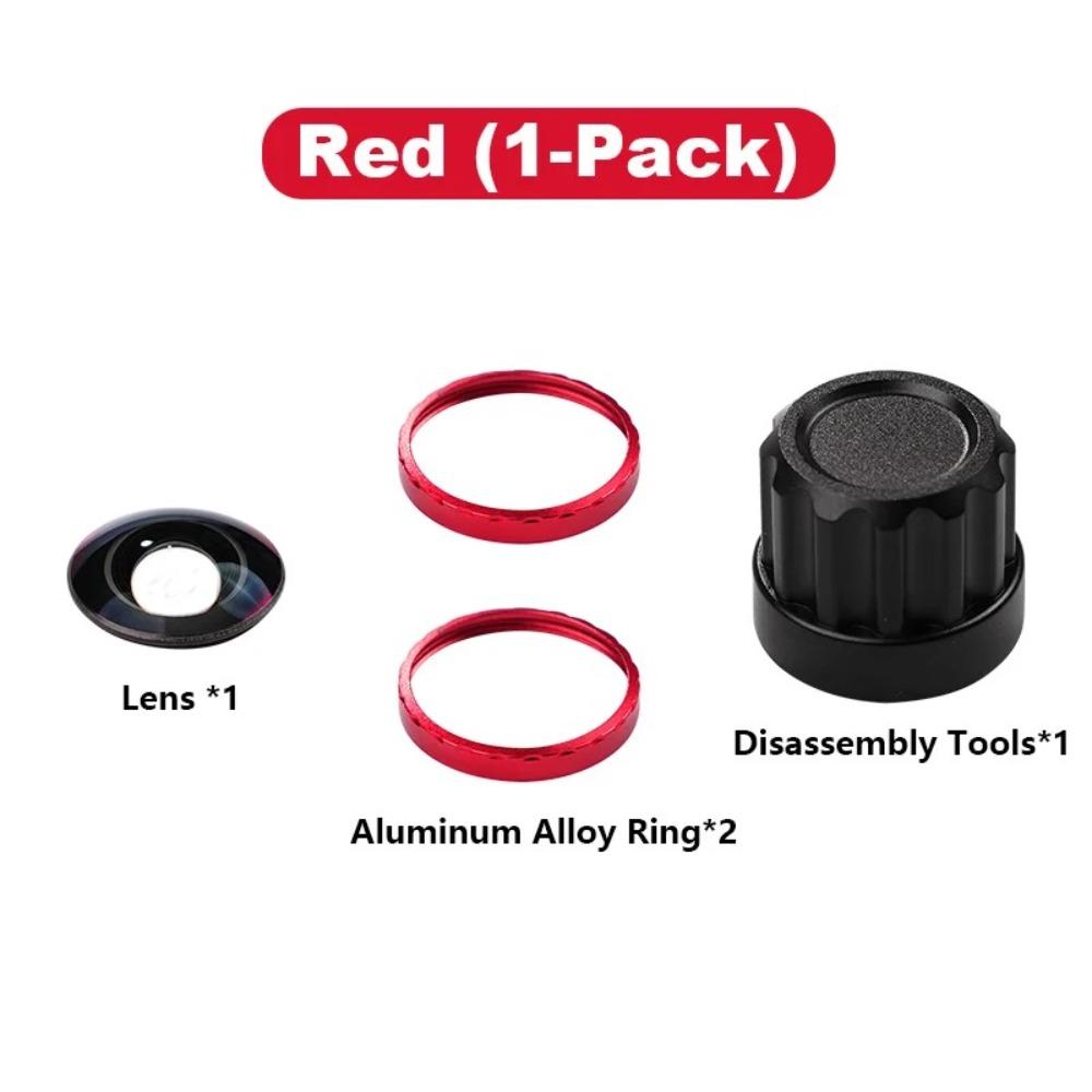 

HD Optical Lens Removable Replacement Lens Kit NEW Camera Lens for Insta360 X5 Camera Accessories красный