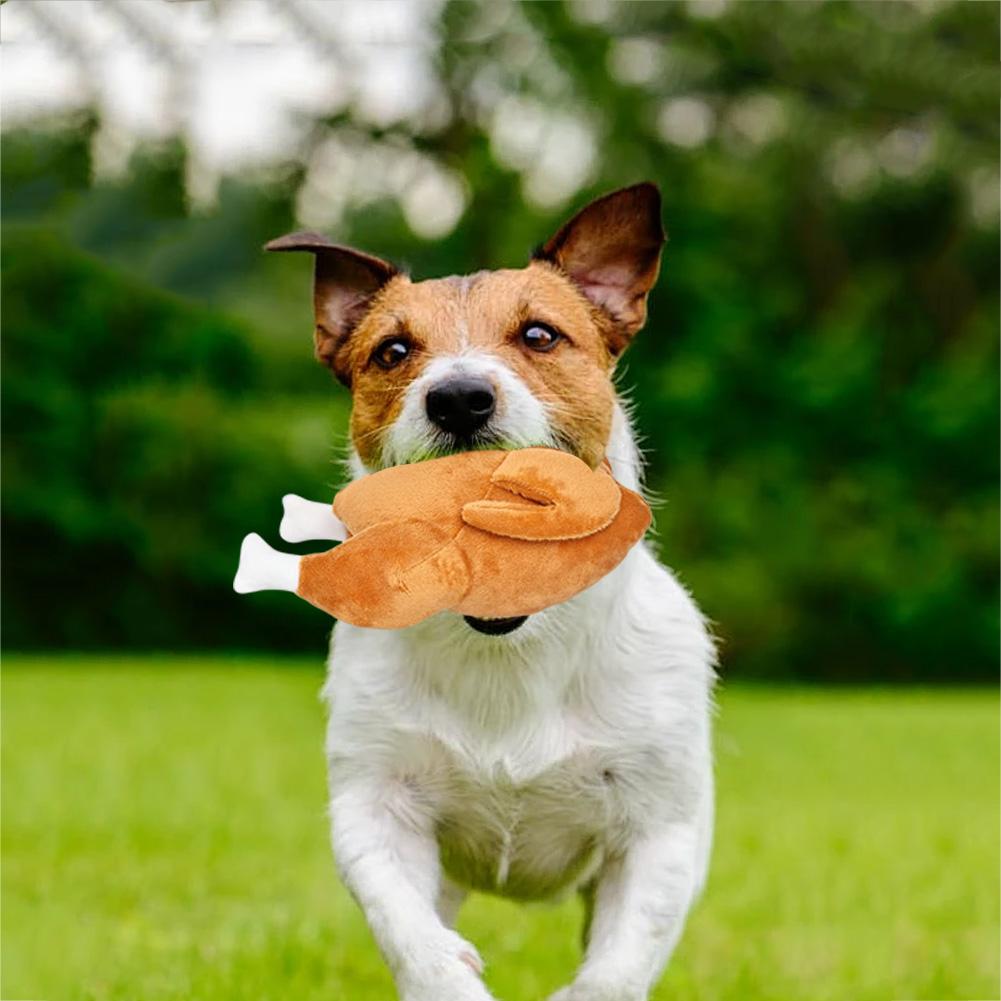Hundespielzeug zum Kauen Thanksgiving Truthahn Hundespielzeug Quietschendes Hundespielzeug Plüsch-Hundespielzeug Haustierspielzeug Thanksgiving-Geschenke für kleine und mittelgroße Hunde