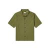 Solid Color Packable Breathable Quick-Dry Outdoor Polo Shirt Unisex Shirts Avocado-Green A68F1-V46