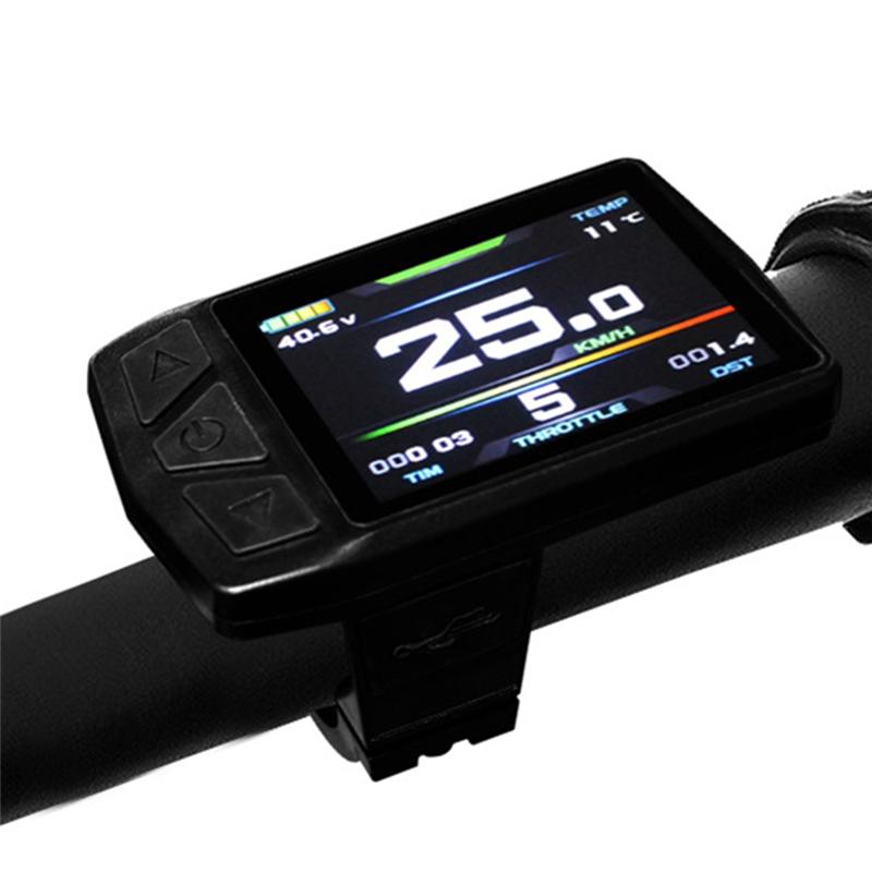 

NEW-Electric Bicycle Meter Bicycle Color Screen LCD Instrument For KT TF01U For Bicycles And Electric Bicycles