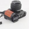 SIUTATDSH Camera Grip for Panasonic Fujifilm Dedicated Quick Release Plate Grip with Wooden Battery Tripod Arca Swiss Compatible X-T50, L-Shaped