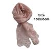 Embroidered Flower Dresses Shawls Elegant Female Headscarf Women's Lace Scarf Shawl  for Women