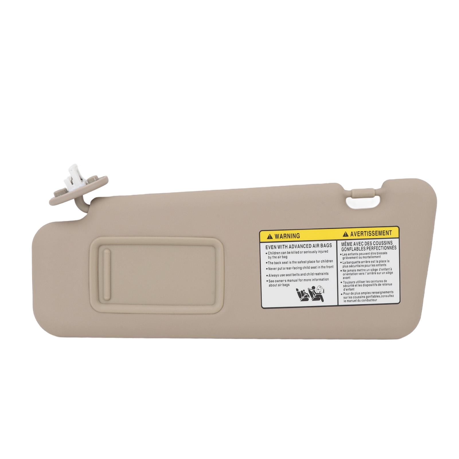 

Автомобильный солнцезащитный козырек Передний левый солнцезащитный козырек 74320 48180 E0 Солнцезащитный козырек со стороны водителя для 2008–2013 Бежевый Солнцезащитный козырек со стороны водителя