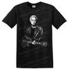 Jimmy Page Led Zeppelin Gitarrist T-Shirt mit Doppelhalsgitarre Rockmusik Tee