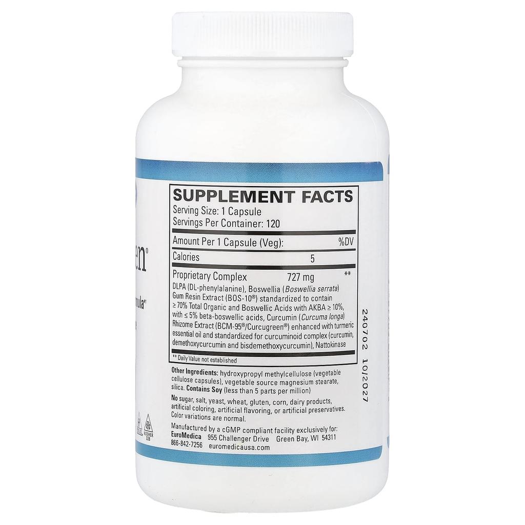 EuroMedica, Curaphen®, 120 Capsules