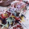 Adorno de Encaje con Lazos de Cinta de 0,3 cm para Accesorios de Ropa Lolita