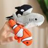 9CM Mini Finger Puppets Educational Toys For Children Hand Cartoon Birds Marine Animals Plush Doll Hand Puppets Tell Story Gifts
