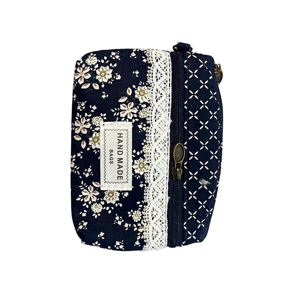 Rural Fabric Lightweight, Durable Canvas Pattern Small Bag To Small Rural Style Wallet Women's Rural Pattern Wallet