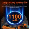 New Outdoor Smart Watch 1.7 ” 1100mAh Large Battery IP68 Waterproof LED Flashlight Bluetooth Call Sports Men Fitness Bracel
