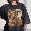 Snails Full Moon Shirt, Dark Academia Tee, Celestial Goblincore Top, Witchy Nature Lover Gift