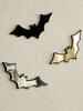 1pc Halloween Bat Wall Stickers Acrylic Hanging Mirror Decortive Gothic Wall Decorations for Home Bedroom Living Room Party Gift