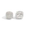 2Pcs/Set Trendy Geometric Adjustable Open Rings for Women Exaggerated Vintage Irregular Square Chunky Knuckle Ring Wedding Jewelry
