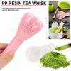 Hochwertiger Traditioneller Matcha-Besen Wiederverwendbarer PP-Harz Matcha-Rührer Tragbarer Grüntee-Pulver-Besen Teezubereitung