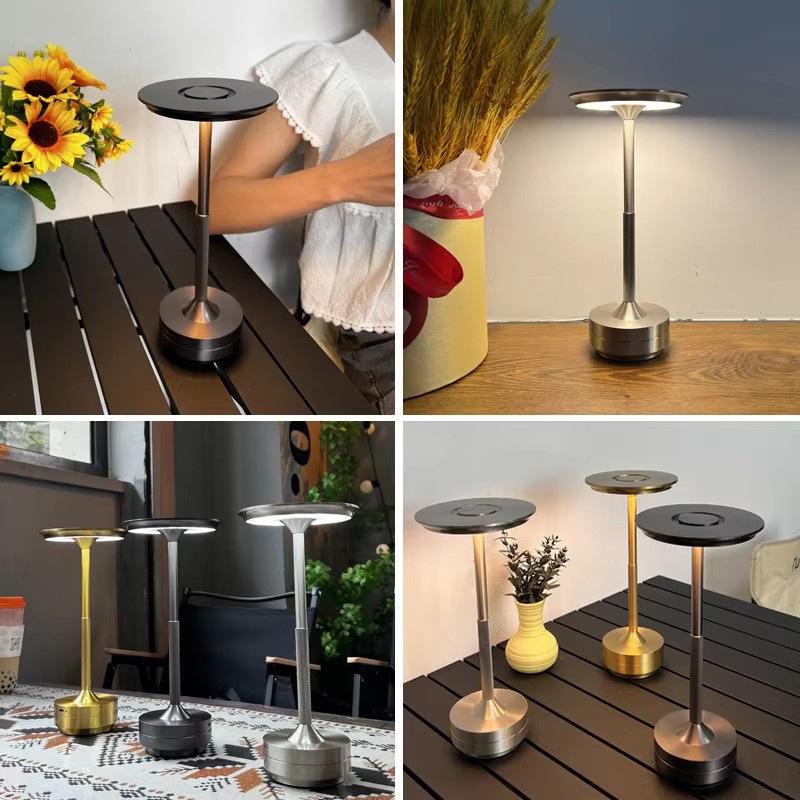 LED Charging Metal Table Lamp: High-End Atmosphere and Decorative Lighting