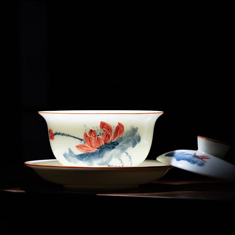 Simeitang Jingdezhen Thin-Bodied Ceramic Gaiwan