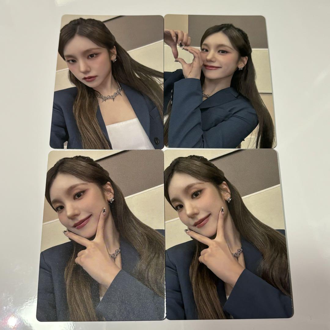 

[USED] Yeji trading cards, Lucky Drop, 4 cards, venue, Algorhythm ITZY